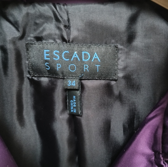 Escada purple trench coat size 34 small - Picture 5 of 5